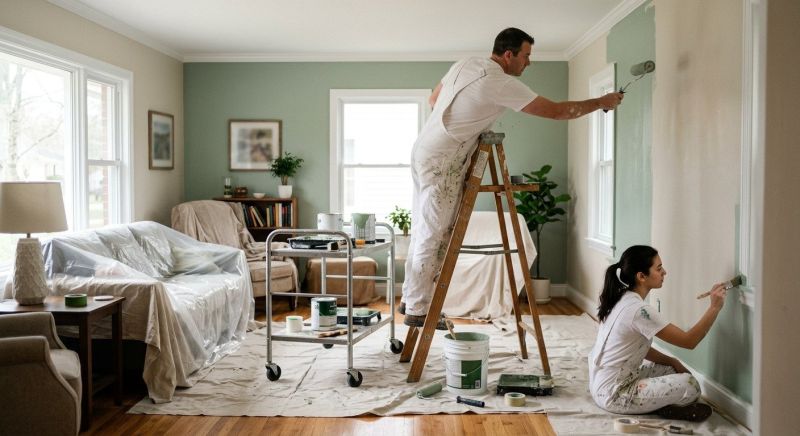 Interior Painting Service project example